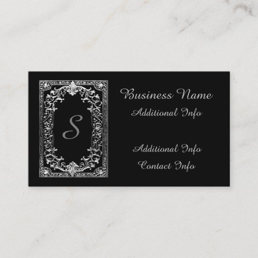 Zilver Lijst Visitekaartje (Voorkant)