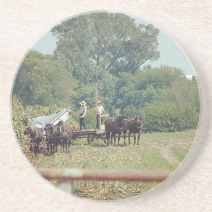 Zilver maken #amishcountry #farmlife #amish zandsteen onderzetter