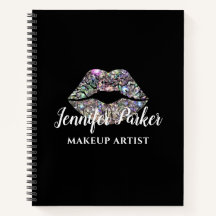 Zilver MAKEUP ARTIST Logo Kus Naam
