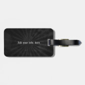 Zilver Medical Symbool Persoonlijke verpleegkundig Bagagelabel (Achterkant horizontaal)