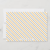 Zilver | Meisje, modern Baby shower voor typografi Kaart (Achterkant)