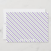 Zilver | Meisje, modern Baby shower voor typografi Kaart (Achterkant)