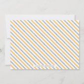 Zilver | Meisje, modern Baby shower voor typografi Kaart (Achterkant)