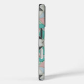 zilver met een beetje roze Case-Mate iPhone case (Achterkant / Rechts)