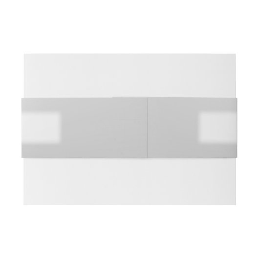 Zilver met tekst uitnodigingen wikkel (Achterkant Voorbeeld)