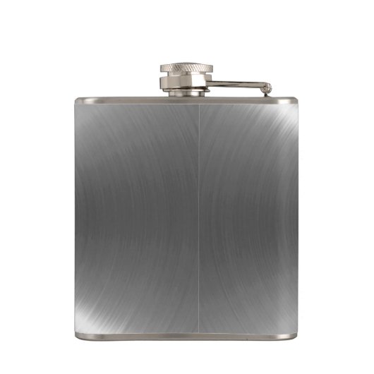 Zilver Metaal Staal Metaal 3 Heupfles (Achterkant)