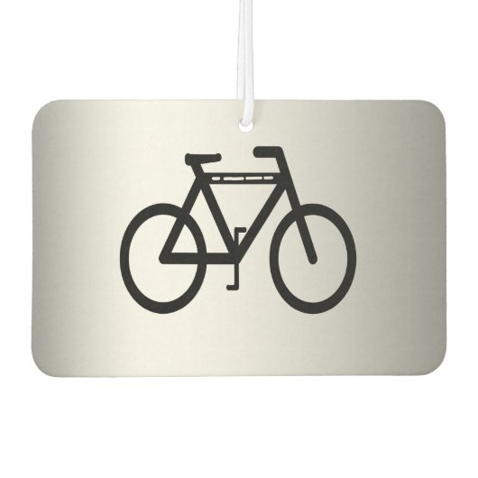 Zilver Metallic Fietsen Luchtverfrisser (Voorkant)