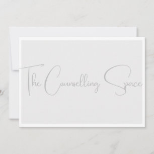 Zilver   Modern Elegant Minimaal Digitaal Download Kaart