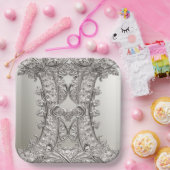 Zilver  Modern Papier Bord (Feest)