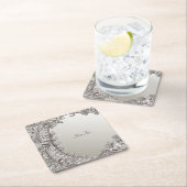 Zilver  Modern Papier Onderzetter (Insitu)
