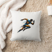 Zilver NYC Bodybuilder Logo - Metallic New York Ci Kussen (Deken)