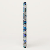 Zilver omhuld abalone parelschil marokbestendig pa Case-Mate iPhone case (Achterkant/links)