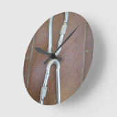 Zilver oneindig ronde klok (Hoek)
