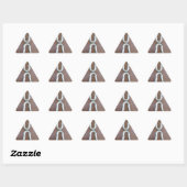 Zilver oneindig sticker (Vel)