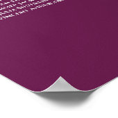 Zilver op chassis 20 tafel-weddenschapskaart poster (Hoek)