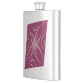 Zilver op magenta flacon (Links)