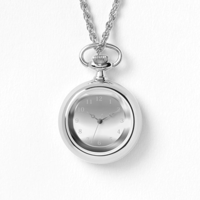 Zilver op zilver horloge (Voorkant)