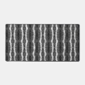 Zilver ornamentaal lineair patroon bureaumat (Voorkant)