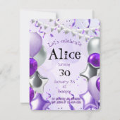 Zilver & Paars Kaart (Voorkant)