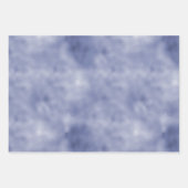 Zilver Paarse Glitzy Glitter Stripes Inpakpapier Vel (Voorkant 3)