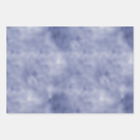 Zilver Paarse Glitzy Glitter Stripes Inpakpapier Vel (Voorkant 3)