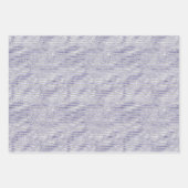 Zilver Paarse Glitzy Glitter Stripes Inpakpapier Vel (Voorkant)