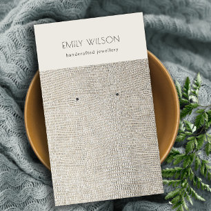 Zilver parellederen textuur Veroorbaar beeldscherm Visitekaartje