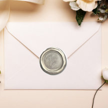 Zilver Pearl  Initialen Aangepast huwelijk