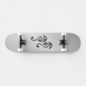 Zilver Persoonlijk Skateboard (Horizontaal)
