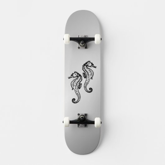 Zilver Persoonlijk Skateboard (Voorkant)