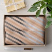 Zilver, perzikpapier, koraaldiagonaal, strippapier tissuepapier (Geschenk)