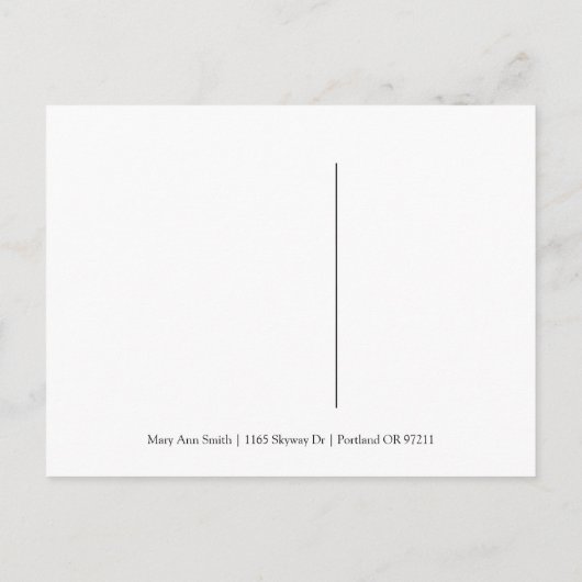 Zilver Red Kerstmis Opslagdatum Holly Glitter Aankondigingskaart (Achterkant)