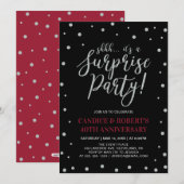 Zilver & Robijn, Verrassings 40e trouwdag Kaart (Voorkant / Achterkant)