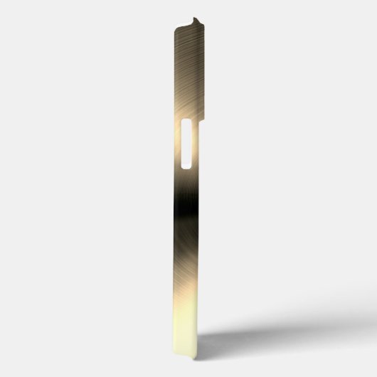 Zilver Roestvrij Goud Staal Print Case-Mate iPhone Case (Achterkant / Rechts)