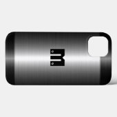 Zilver Roestvrij staal Metaal Case-Mate iPhone Case (Achterkant (horizontaal))