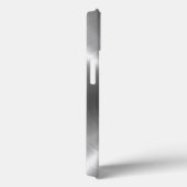 Zilver Roestvrij staal Metaal Case-Mate iPhone Case (Achterkant / Rechts)