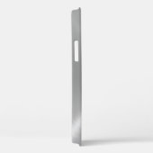 Zilver Roestvrij staal Metaal Case-Mate iPhone Case (Achterkant / Rechts)