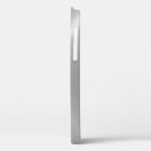 Zilver Roestvrij staal Metaal Case-Mate iPhone Case (Achterkant / Links)