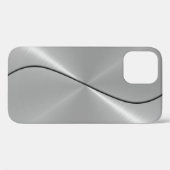Zilver Roestvrij staal Metaal Case-Mate iPhone Case (Achterkant (horizontaal))