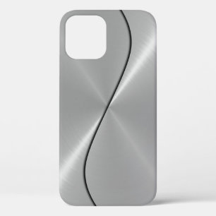Zilver Roestvrij staal Metaal Case-Mate iPhone Case