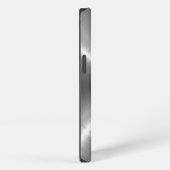 Zilver Roestvrij staal Metaal iPhone Hoesje (Rechterkant)