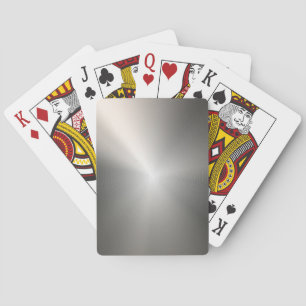 Zilver Roestvrij staal Metaal Pokerkaarten