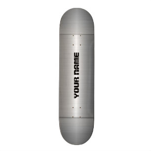 Zilver Roestvrij staal Metaal Skateboard