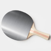 Zilver Roestvrij staal Metaal Tafeltennisbatje (Zijkant)