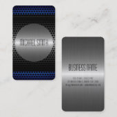 Zilver Roestvrij staal Metaal Visitekaartje (Voorkant / Achterkant)