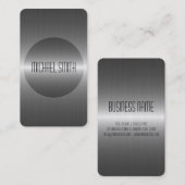Zilver Roestvrij staal Metaal Visitekaartje (Voorkant / Achterkant)