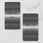 Zilver Roestvrij staal Metaal Visitekaartje (Voorkant / Achterkant)