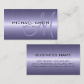 Zilver Roestvrij staal Metaal Visitekaartje (Voorkant / Achterkant)