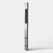 Zilver/roze Dalmatiaanse iPhone 12 Hoesje (Achterkant / Links)