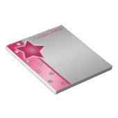 Zilver, Roze, en Notitieblok II van de Rood Stars (Schuin)